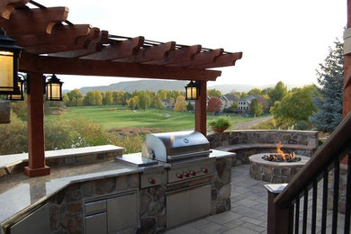 Patio - craftsman patio idea in Seattle