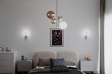 Inspiration for a modern kids' room remodel in Other