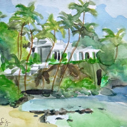 Shangri La, Oahu - Paintings