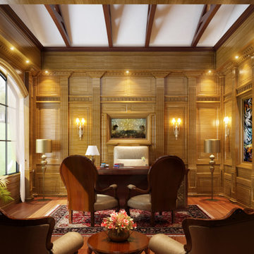 Royal marquee, executive office interior