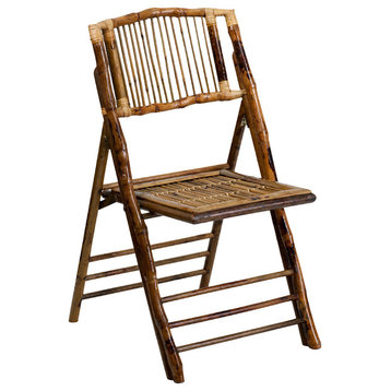 Folding Tables and Chairs, "Taranto" Bamboo Light Folding Chair
