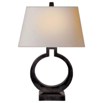 Circular Base Modern Table Lamp | Andrew Martin Ring Form