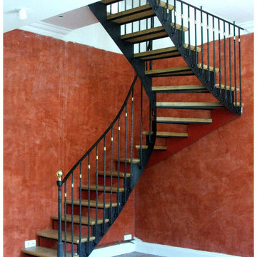Les escaliers bois/métal
