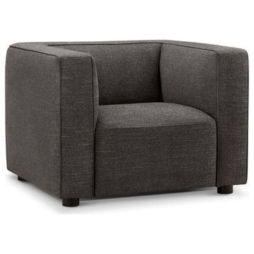 Kyle Stain-Resistant Fabric Chair, Grey