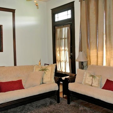 Guest Room Decorating Ideas with High End Rattan Futon Frames