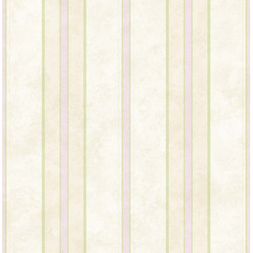 Annabelle Purple Strip Wallpaper