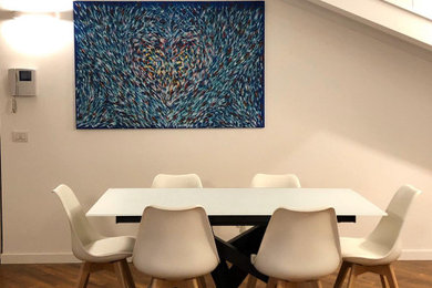 Foto di una sala da pranzo design