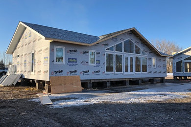 Inspiration for a rustic exterior home remodel in Other