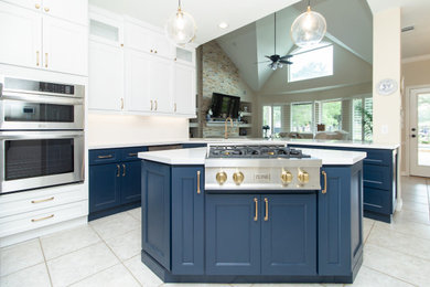 Home design - contemporary home design idea in Houston