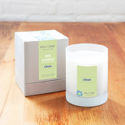 Hand-Poured Soy Candle in Clean - Candles