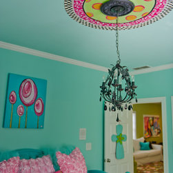 Turquoise Tween Bedroom - Canton, Ga - Paintings