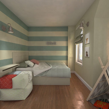 Children's bedroom 3d Visualization