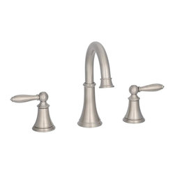 Courant 8 in. Widespread 2-Handle Bathroom Faucet in Brushed Nickel - Bathroom Sink Faucets