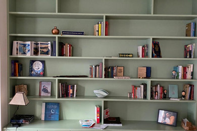 Green Bookcases