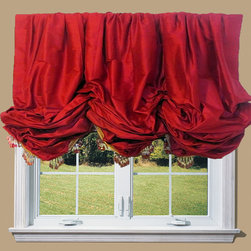 Custom Balloon Shades - Roman Shades