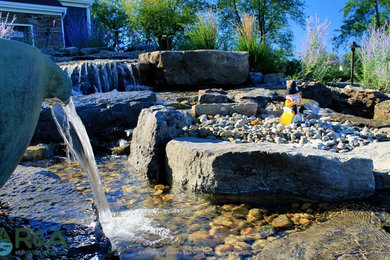 Pondless Waterfall & Decorative Fountains in Ada, MI