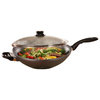 Induction Nonstick Wok with Lid - 12.5"