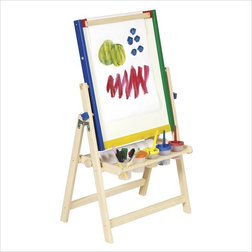 Transitional  Guidecraft Harwood 4-In-1 Flipping Easels Floor Easel