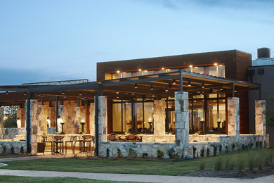 Traditional exterior home idea in Austin