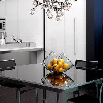 Polished Chrome 15-Light Chandelier