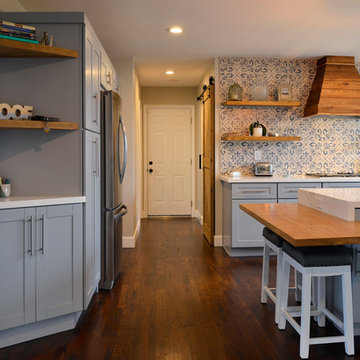 Transitional Kitchen + Bathrooms + Doggy Bath Station