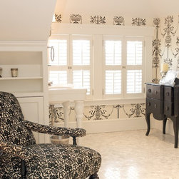 Elegant Guest Suite Bathrrom - Furniture