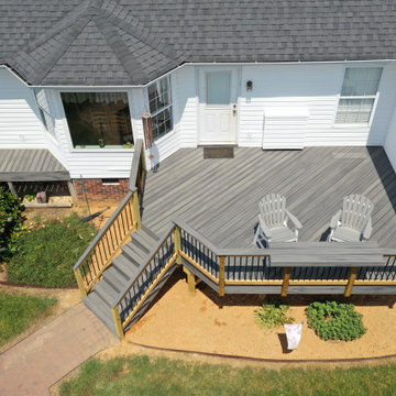 Trex Transcends Deck with Railing Bar Top