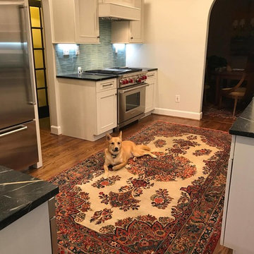 Sarouk Oriental Rug lays the ground-work for this newly remodeled kitchen!
