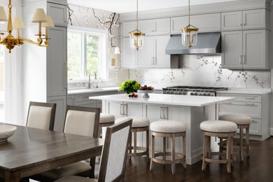 Example of a transitional kitchen design in DC Metro