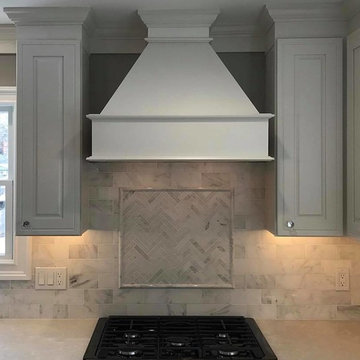 Transitional White Kitchen Remodel