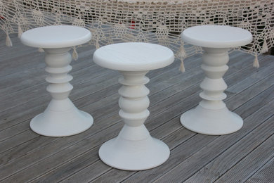 Stack Stools in white