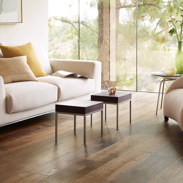 Character-Grade and Aged French Oak Flooring. Kazalla