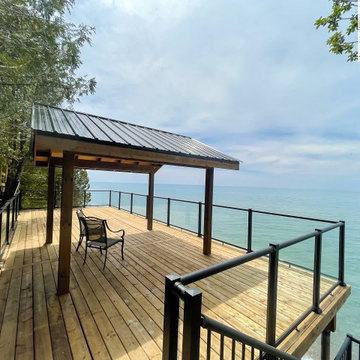 Glass Railings - Creative Custom Decks Inc.