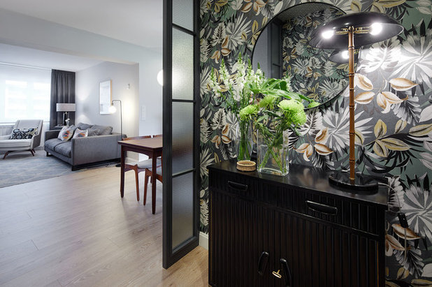 N&oacute;rdico Recibidor y pasillo by Elisabet Brion interiorista