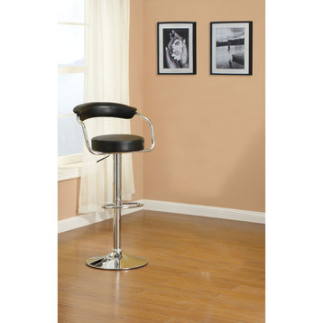2 Pieces Faux Leather Bar Stools, Multi