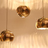 IRIS CHANDELIER : Brass Light Fixture | Adjustable LED Lighting
