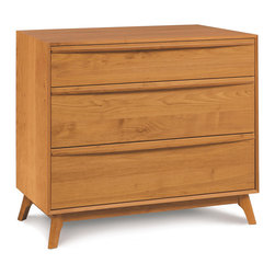 Catalina Cherry 3 Drawer Chest - Dressers