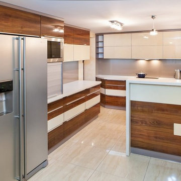 High Gloss Veneer Cabinet Doors