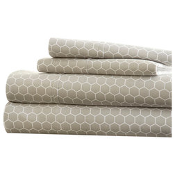 Contemporary Sheet And Pillowcase Sets by iEnjoy Home