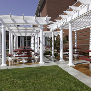 Elliston Elementary - Vinyl Pergola