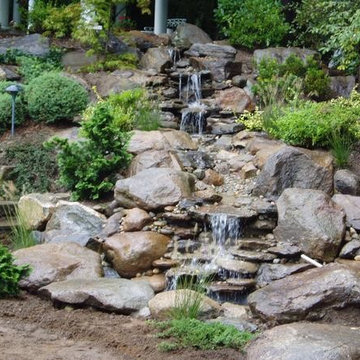 Rock Waterfalls and ponds