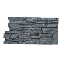 143-BRECKENRIDGE DEEP WIDE STACKED DESIGN WALL PANEL - 24"H - Wall Panels