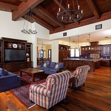 Antique Barnboard Oak - California Spanish Revival Home