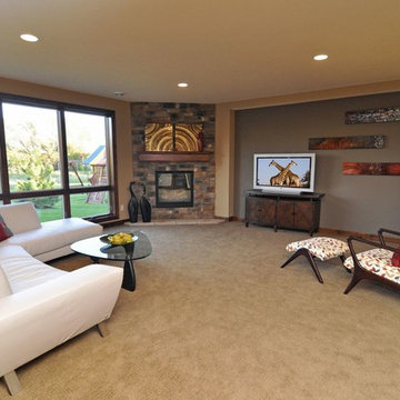 Craftsman Home With Indoor Sports Court