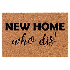 A1HC Natural Coir and Rubber Door Mat, 38x23, Thick Durable