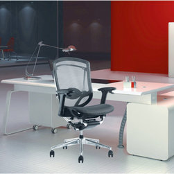 Fine Mod Imports Ergo Fit Highly Adjustable Mesh Office Chair - SKU: FMI9292-bla - Office Chairs