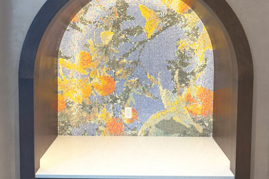 Inspiration for a large transitional entryway remodel in Other