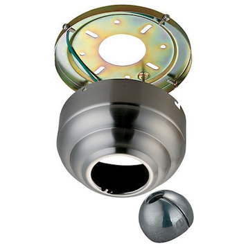 Monte Carlo Fan Company Sloped Ceiling Adapter, Brushed Steel