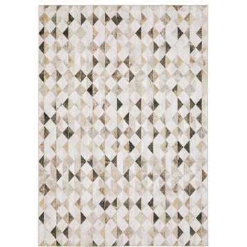 Sphinx Myers Park Myp18 Geometric Rug, Beige and Gray, 8'9"x12'0"