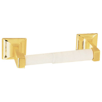 Design House 533299 Millbridge Wall Mounted Spring Bar Toilet - Polished Brass